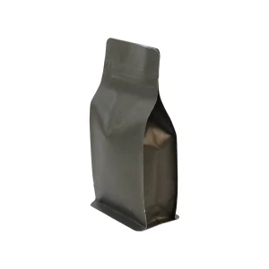 120g 4oz black kraft paper coffee bag