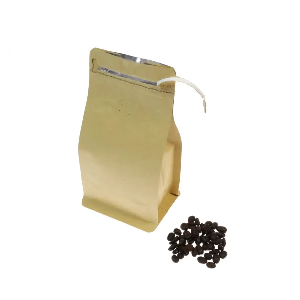 4 oz brown kraft paper coffee bags