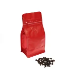 red 4 oz coffee bags suitable for packaging premium coffee beans
