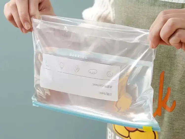 colored ziplock bags