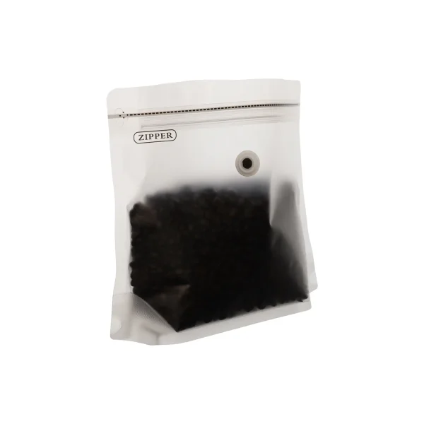 1lb matte transparent sealable coffee bags (4)