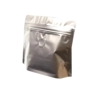 1lb silver plastic coffee bags (2)