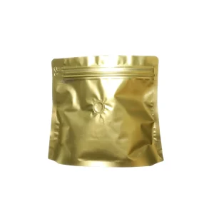 8 oz gold resealable coffee bags (2)