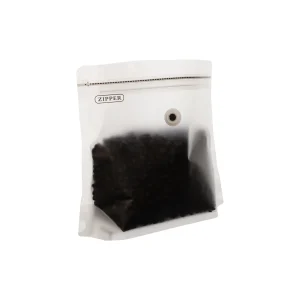 8 oz matte transparent reusable coffee bag (3)
