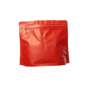 8 oz red coffee bag pouch (1)