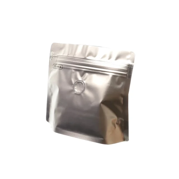 8 oz silver empty coffee bags (2)