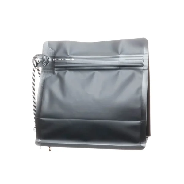 black 8 oz coffee bean bags (2)