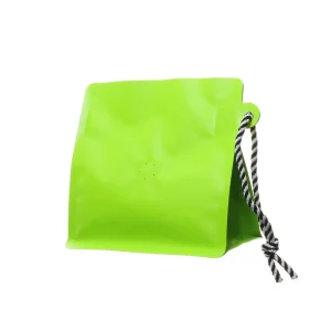 light green 4oz block bottom coffee bags (2)