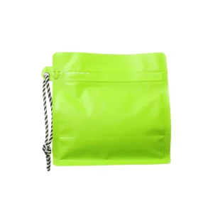 light green 8 oz coffee packaging bag (2)
