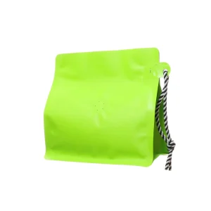 light green 8 oz coffee packaging bag (4)