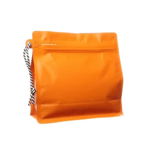 orange 1lb empty coffee bean bags (3)