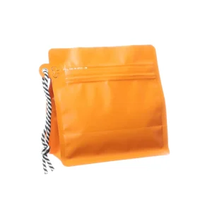 orange 8 oz reusable coffee bag (3)