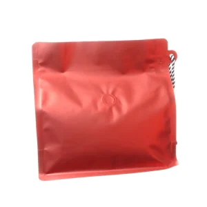 red 1lb flat bottom coffee bags (3)