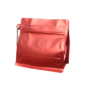 red 8 oz empty coffee bags (2)