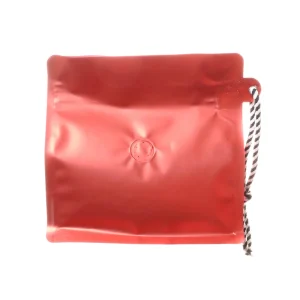 red 8 oz empty coffee bags (4)