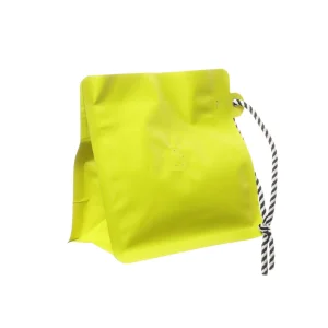 yellow 4oz plastic coffee bags (2)
