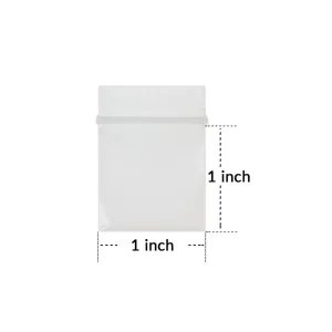 clear mini plastic bags 1x1