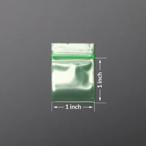 green tiny bags 1x1