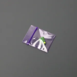 purple tiny plastic bags 1x1