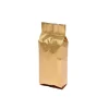 16oz gold empty coffee bean bags