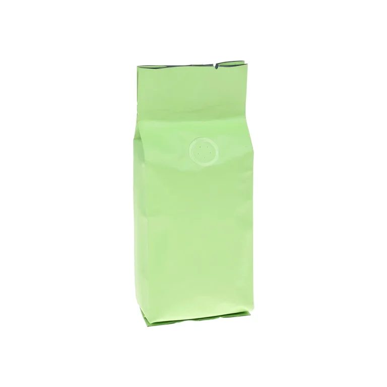 500Pcs Green 16oz Side Gusset Coffee Bags For Sale with Valve 16oz green side gusset coffee packing bags