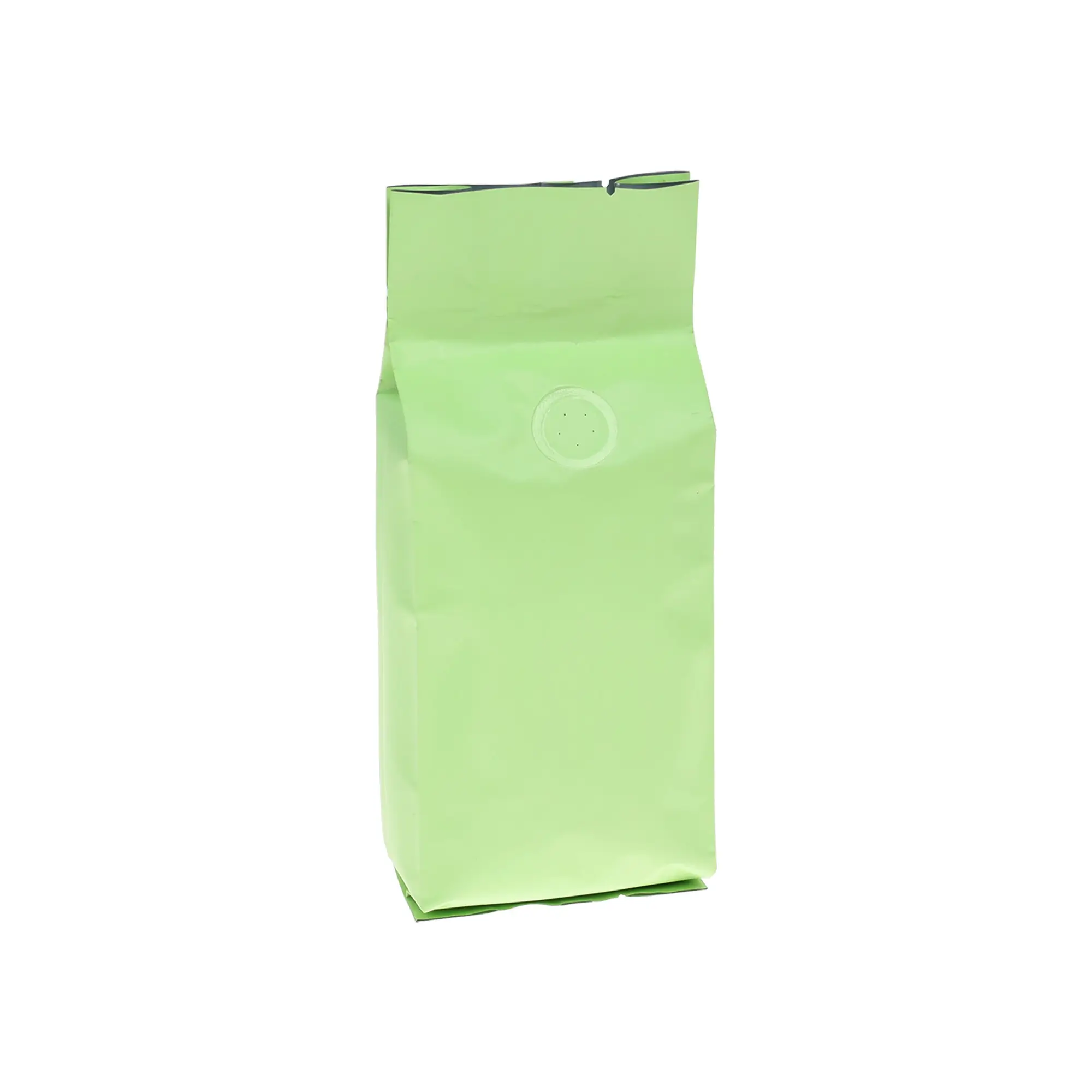 16oz green side gusset coffee packing bags