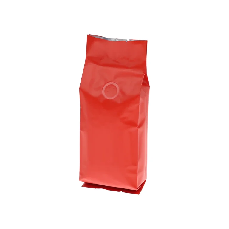 500Pcs Red 1lb Blank Side Gusset Coffee Bags with Valve 16oz red side gusset coffee bean bags