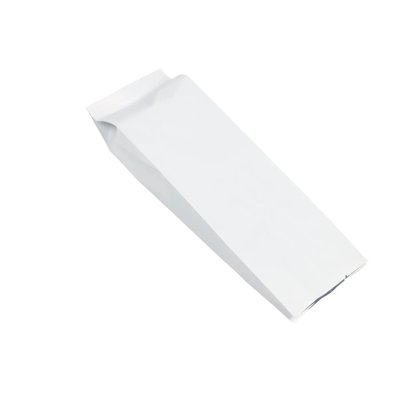 16oz white bulk side gusset coffee bags with valve