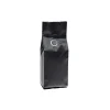 1lb black side gusset coffee beans packaging bags with valve
