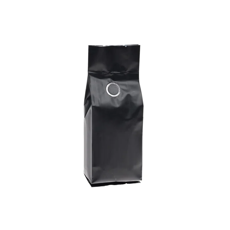 500Pcs Black 1lb Side Gusset Coffee Bag with Valve 1lb black side gusset coffee beans packaging bags with valve
