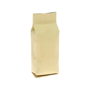 1lb brown side gusset degassing valve coffee bags