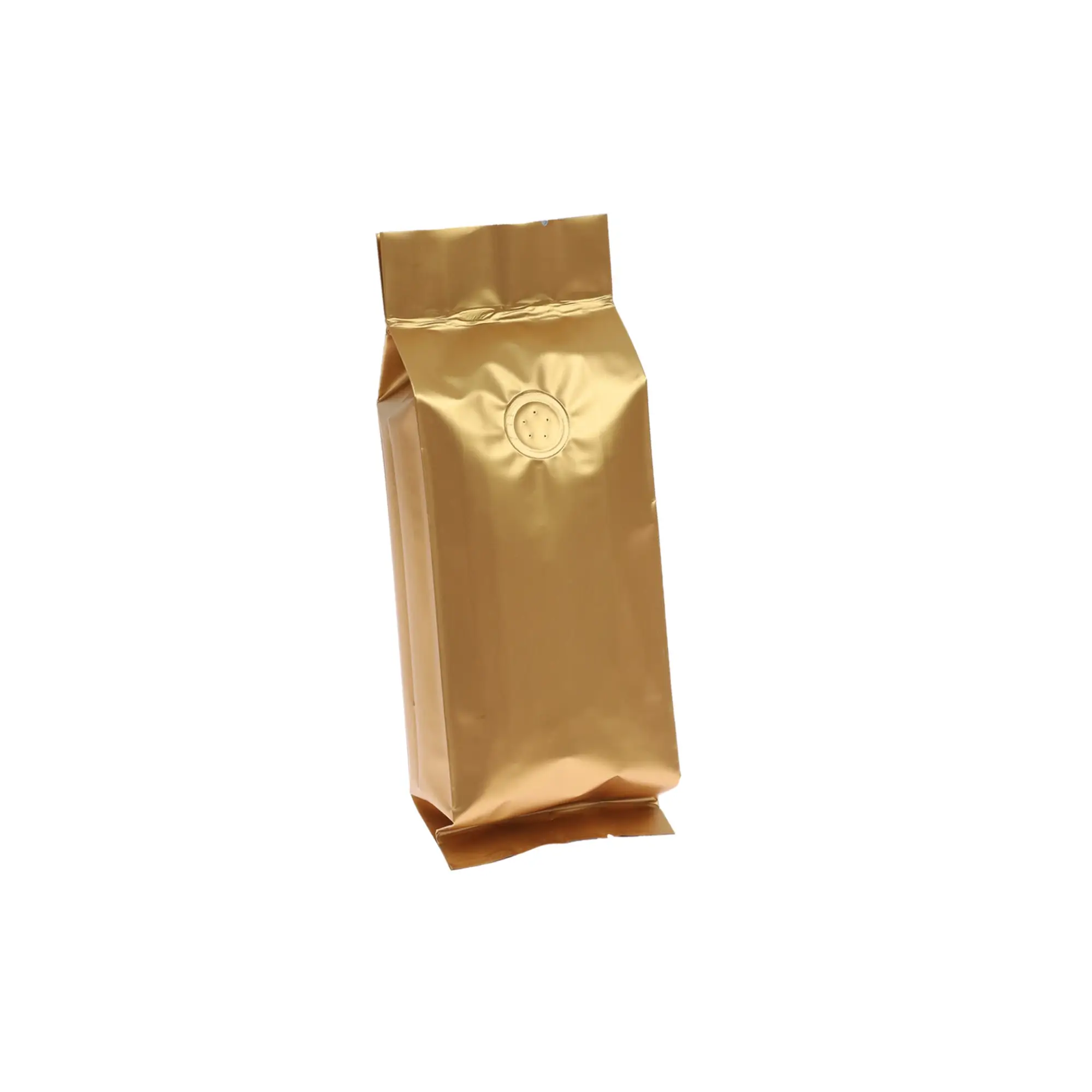 1lb gold empty coffee bean bags