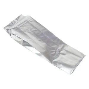 2lb silver heat sealable coffee bags with valve