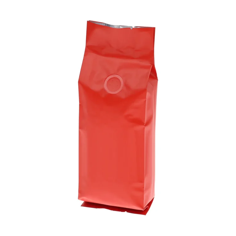 500Pcs Red 2lb Side Gusset Coffee Bags Packaging with Valve 2lbs red side gusset coffee bags for sale