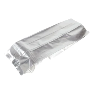 2lbs silver heat sealable coffee bags with valve