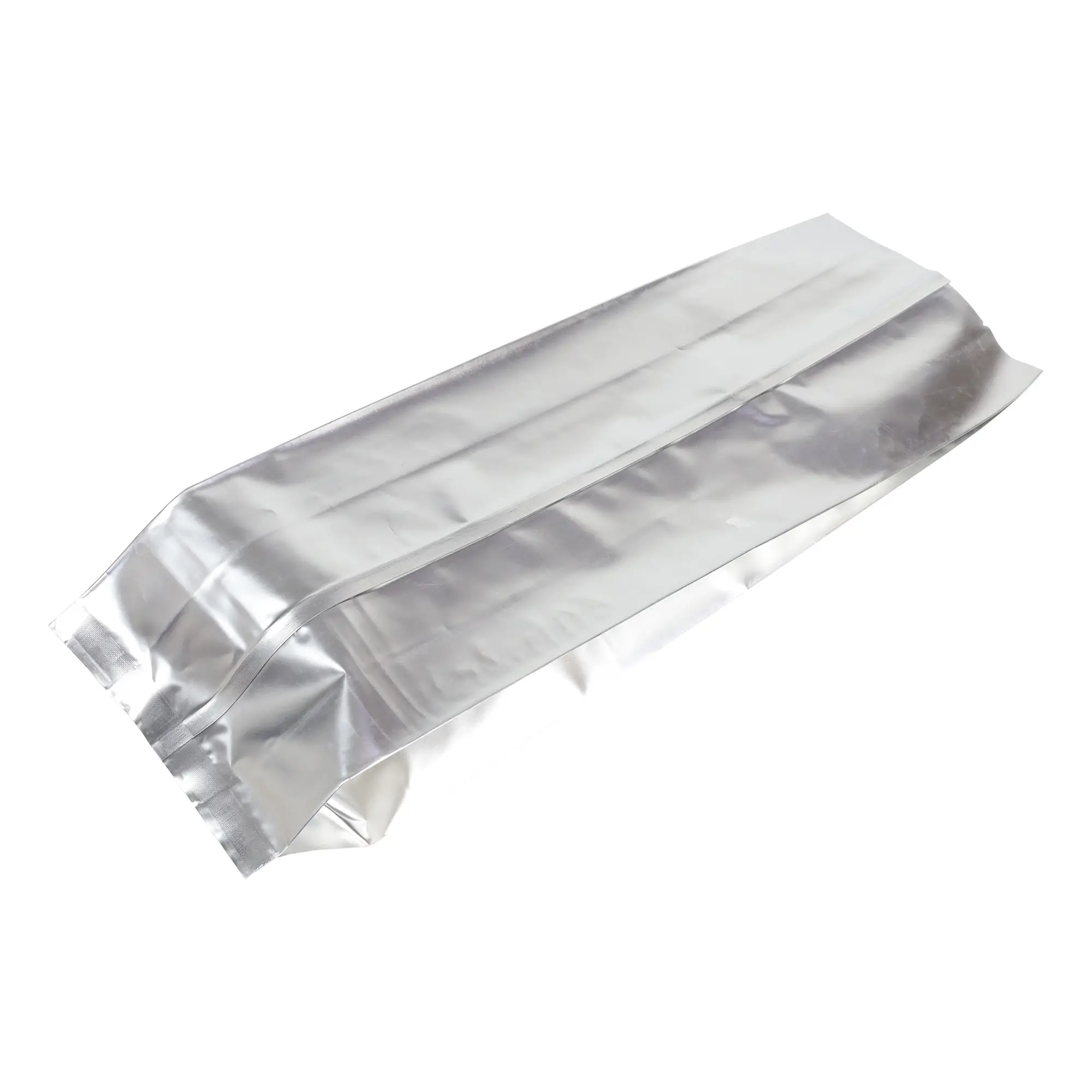 2lbs silver heat sealable coffee bags with valve