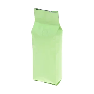 32 oz green side gusset heat sealable coffee bags