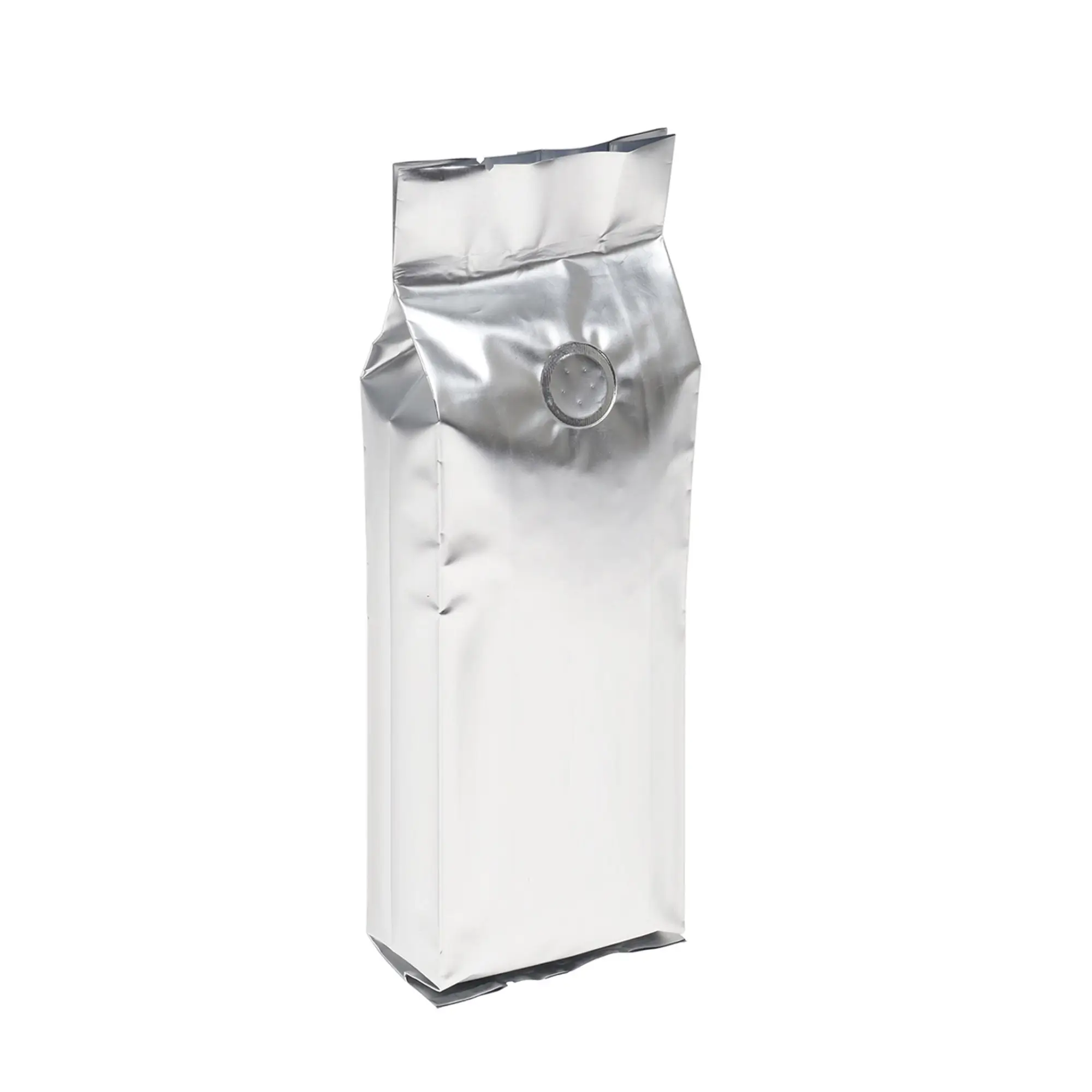 32 oz silver heat sealable coffee bags with valve
