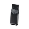 32oz black side gusset roast coffee bag with valve