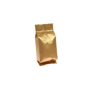 4 oz gold side gusset roast coffee bag
