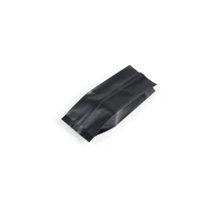 4oz black side gusset coffee bags with valve