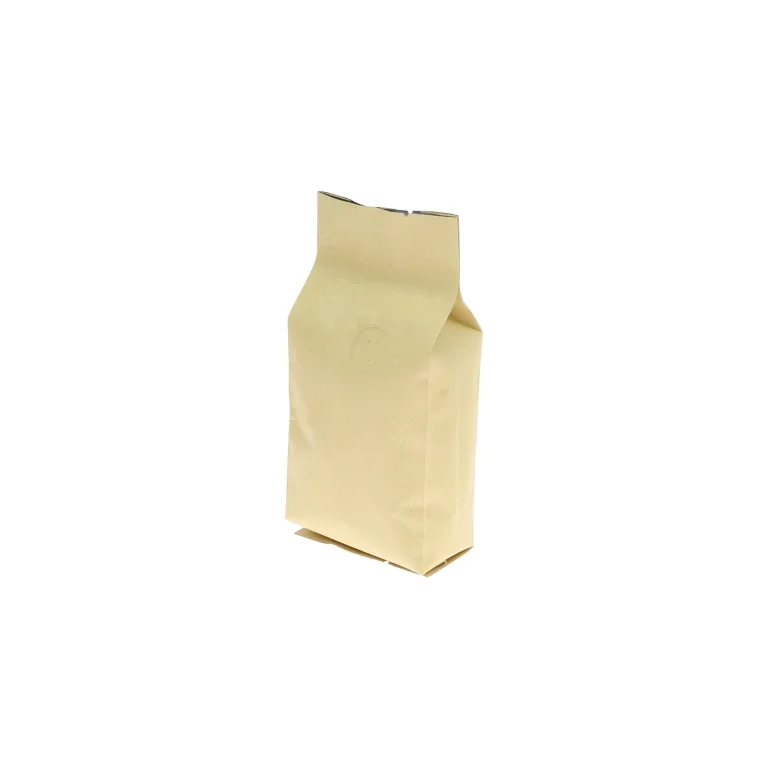 1000Pcs 4oz Kraft Paper Side Gusset Degassing Valve Coffee Bags 4oz brown bulk side gusset coffee bags