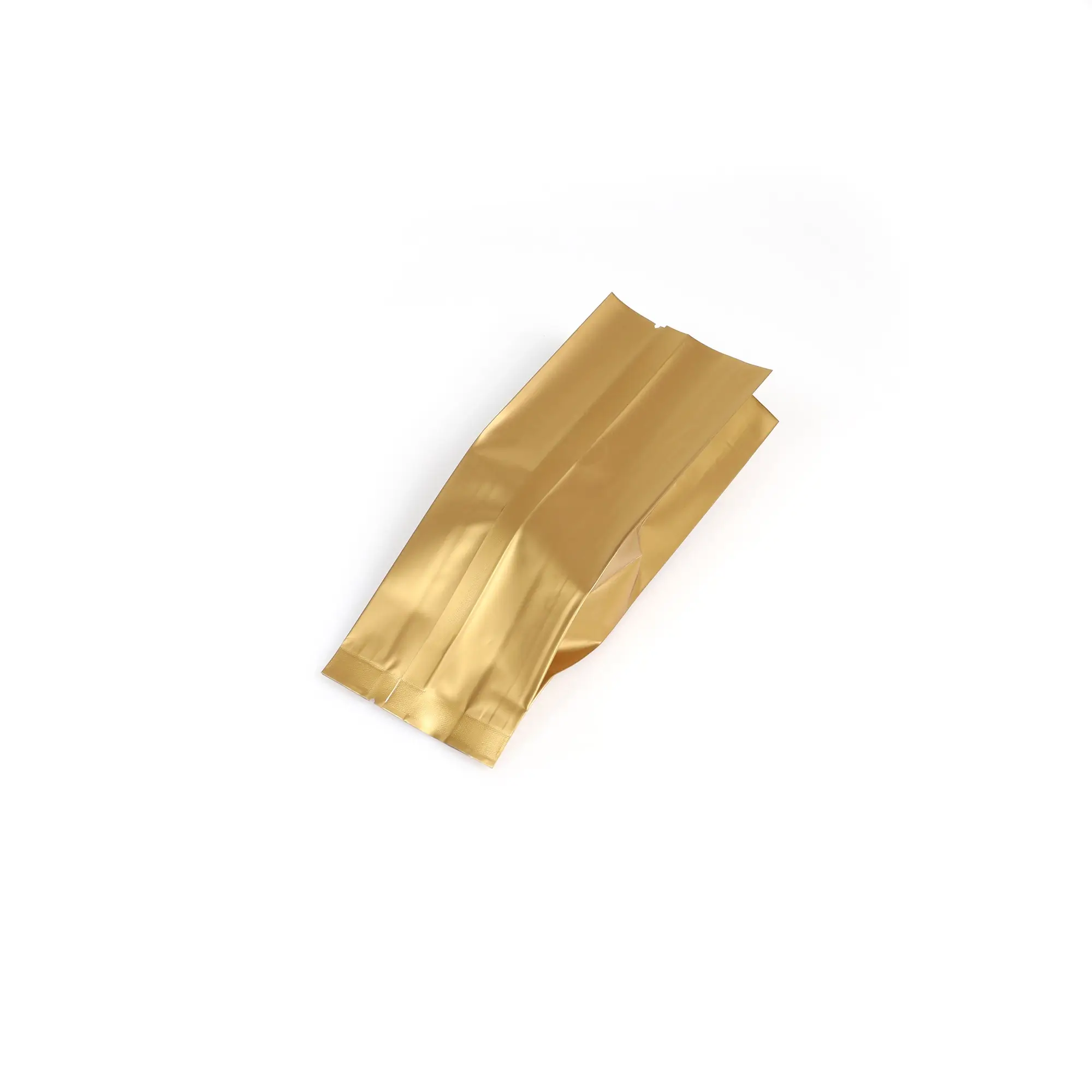 4oz gold side gusset roast coffee bag with valve