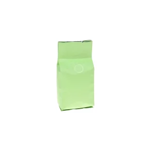 4oz green blank side gusset coffee bag
