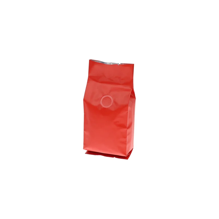 1000Pcs Red 1/4lb Side Gusset Coffee Packaging Bag with Valve 4oz red side gusset coffee bag