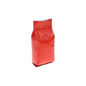 8 oz red side gusset coffee packaging bag