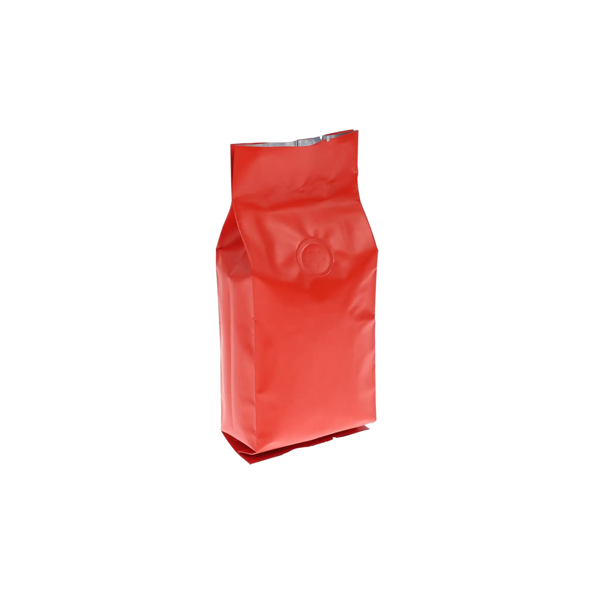 8 oz red side gusset coffee packaging bag