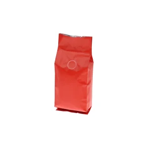8oz red side gusset coffee packaging bag