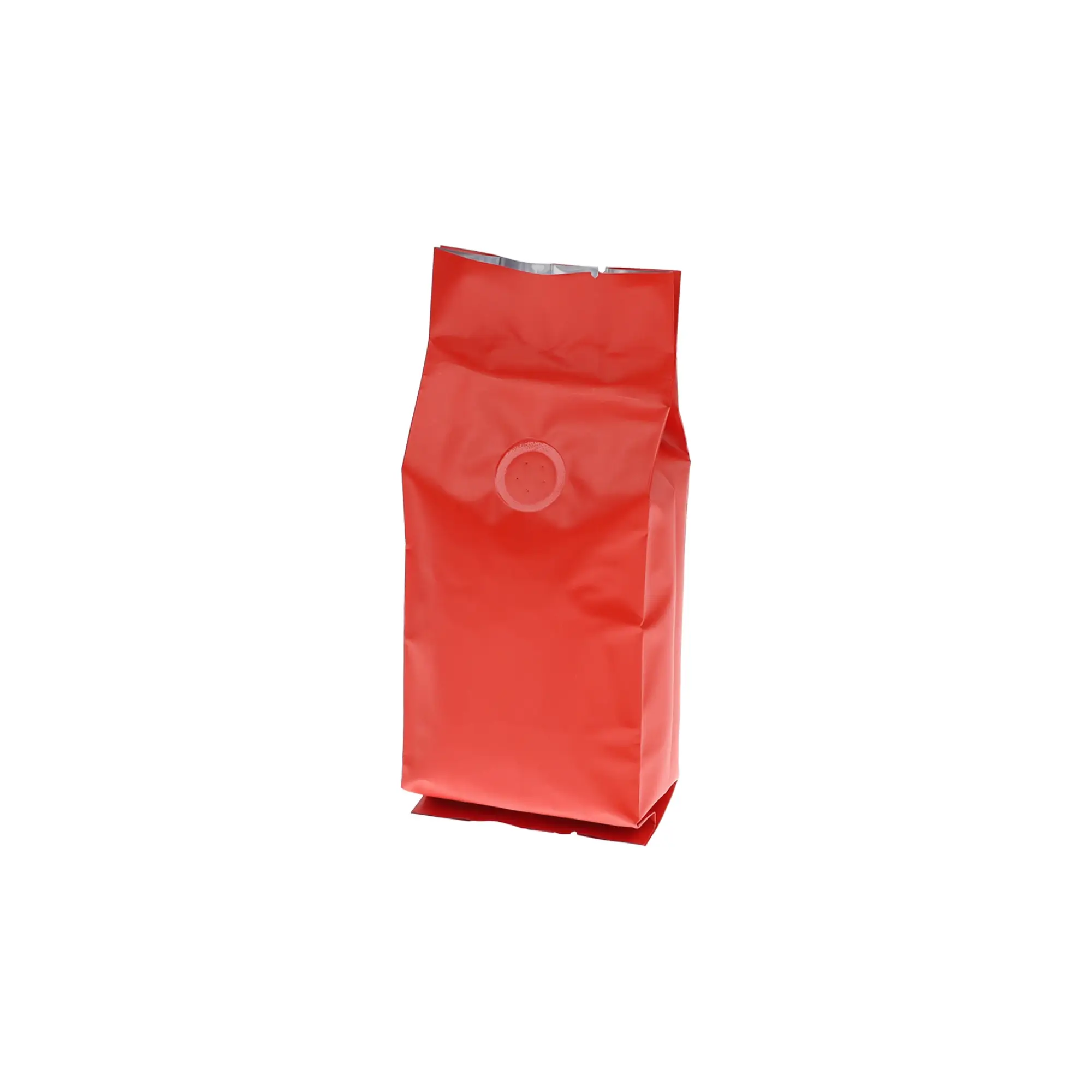8oz red side gusset coffee packaging bag