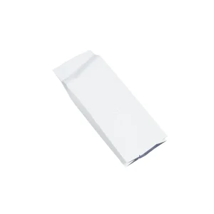 8oz white bulk side gusset coffee bags with valve
